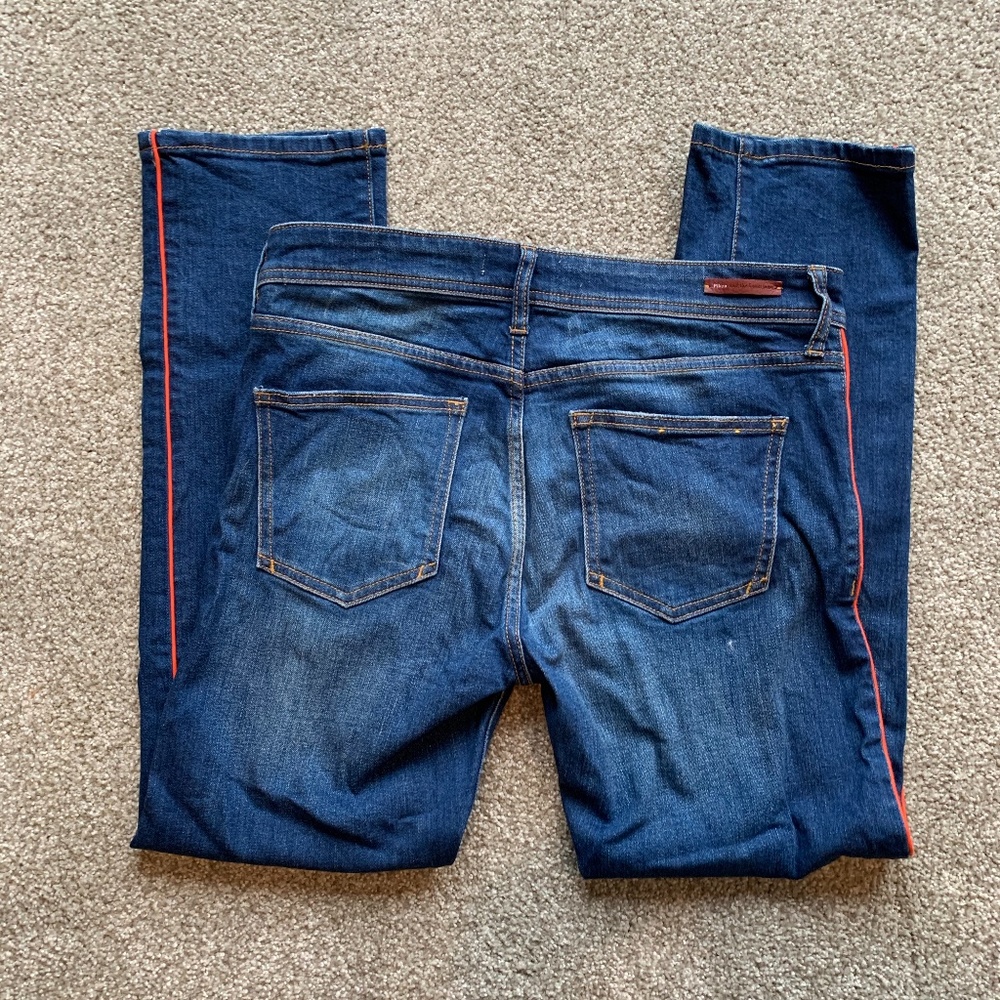 Pilcro - Relaxed Straight Fit with Red Detail